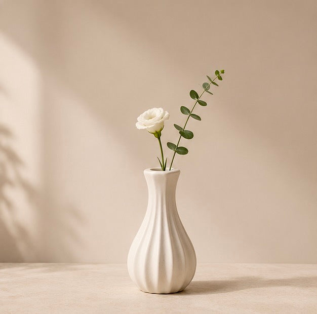 Fluted Bloom Vase