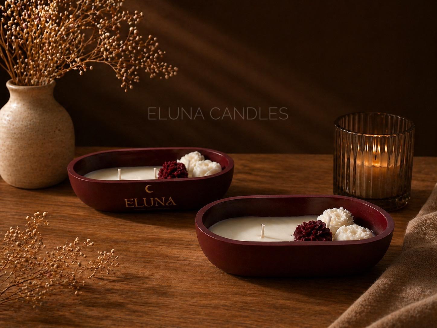 Deep Red - Luna Oval